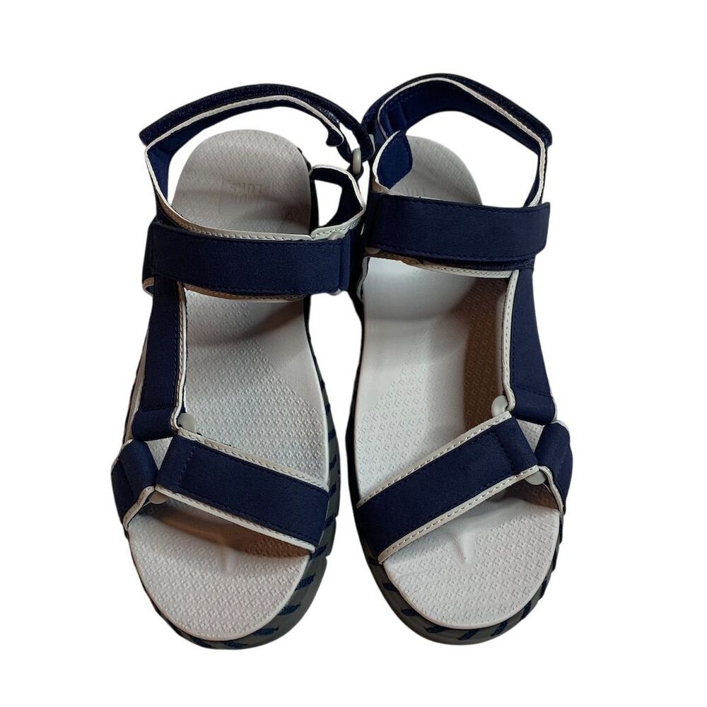 Muk‎ Luks Women's Slingback Sandals Azzurite Blue Summer Casual